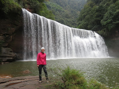 Beauty Comb Waterfall in the Chishui Great Waterfall scenic area
