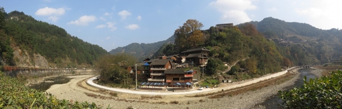 Nanhua Miao village, along the Bala river between Kaili and Leishan