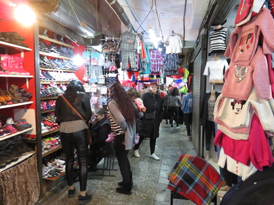The markets next to Station Square in Tbilisi are massive, and sell everything you might ever need