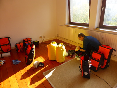 Heiko is packing