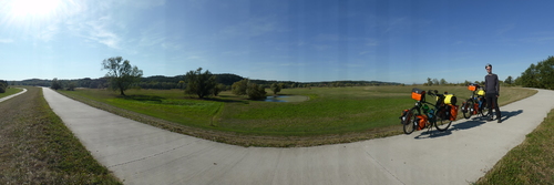 Cycling on the dyke