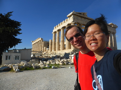 The Parthenon on the Acropolis, dedicated to the goddess Athena, whom the people of Athens considered their patron. It is the most important surviving building of Classical Greece.
