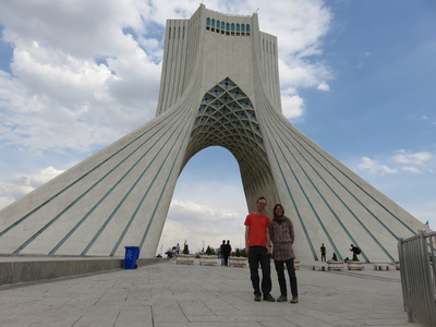Azadi Tower, one of the landmarks of Tehran