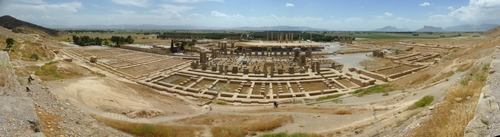 View of Persepolis from the Tomb of Artaxerxes III