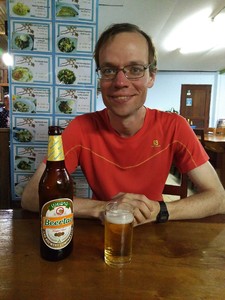 Finally an excellent Beerlao after arriving in Ban Nahin
