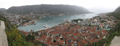Kotor Old Town and the Kotor Bay