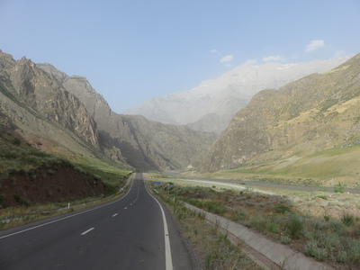 Finally reaching the Panj River, that forms the border between Tajikistan and Afghanistan