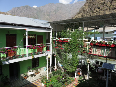 Our hostel in Qalai Khumb, right next to the fast flowing Khumb river, a tributary of the Panj river