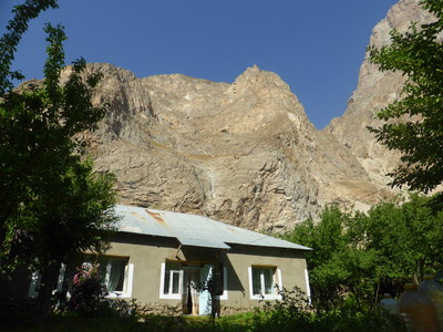 The traditional Pamiri house where we stayed in for a night in Qalot, a village between Qalai Khumb and Khorog