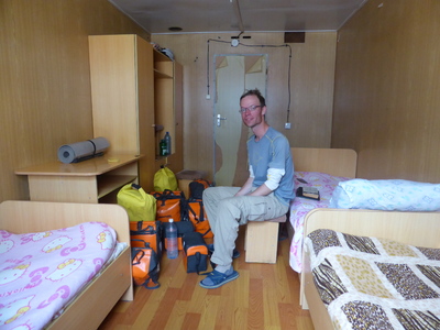 Our room in the Jelondy sanatorium, in typical Soviet style