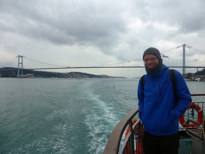 15 July Martyrs Bridge, the oldest of the three bridges across the Bosphorus