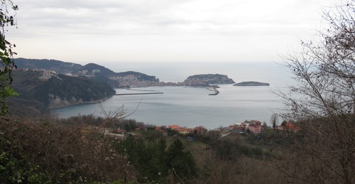 The small, picturesque town of Amasra, a popular tourist destination in summer, located on a small peninsula and two islands off the Black Sea coast close to Bartın